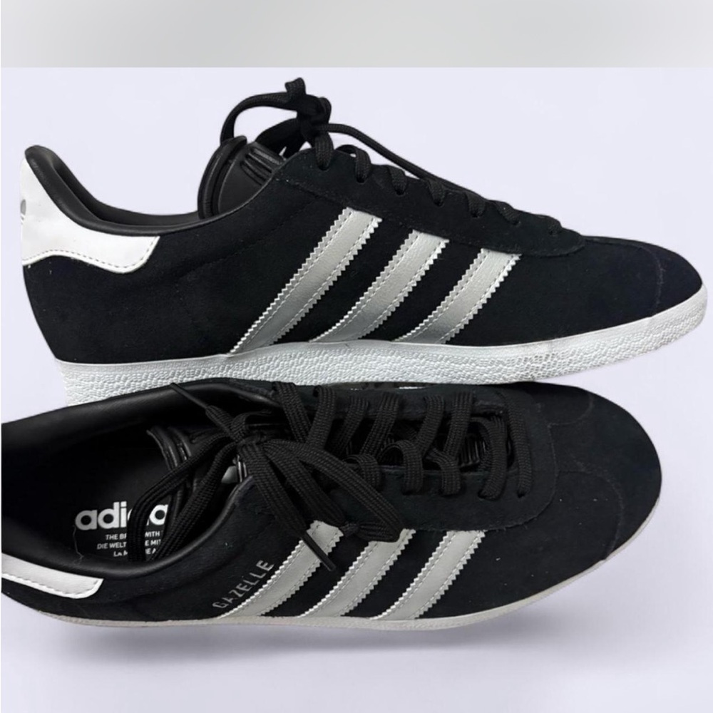 Adidas Black and Silver Athletic Shoes LIKE NEW